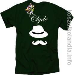 Clyde Retro - koszulka męska - butelkowa
