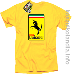 Unicorn Italia Parody Ferrari - koszulka męska 1