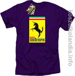 Unicorn Italia Parody Ferrari - koszulka męska 7