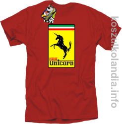 Unicorn Italia Parody Ferrari - koszulka męska 9