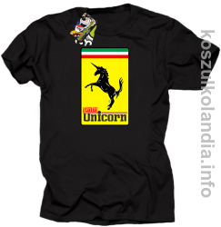 Unicorn Italia Parody Ferrari - koszulka męska 13