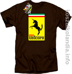 Unicorn Italia Parody Ferrari - koszulka męska 14