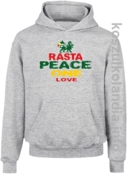 Rasta Peace ONE LOVE - bluza z kapturem dziecięca - melanż