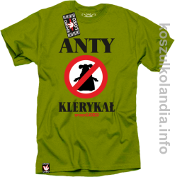 Anty Klerykał - koszulki męskie - kiwi