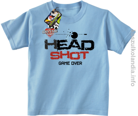 HEAD SHOT Game Over Crystal League! - koszulka dziecięca