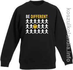 Be Different - bluza bez kaptura dziecięca - czarny