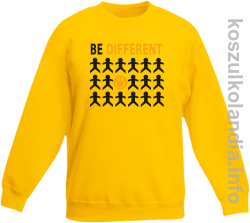 Be Different - bluza bez kaptura dziecięca  -żółty
