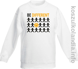 Be Different - bluza bez kaptura dziecięca  - biały