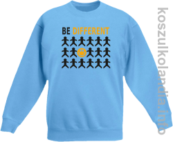 Be Different - bluza bez kaptura dziecięca  - błękitny