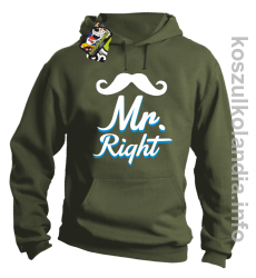 Mr Right - Bluza z kapturem - khaki