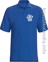 LORD Gym Stop wishing Start Doing - Koszulka męska Polo niebieska 