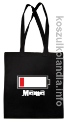 MAMA Bateria do ładowania - torba bawełniana - czarny