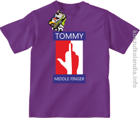 Tommy Middle Finger - koszulka dziecięca