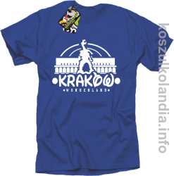 Kraków wonderland - Koszulka męska niebieska 