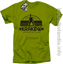 Kraków wonderland - Koszulka męska kiwi