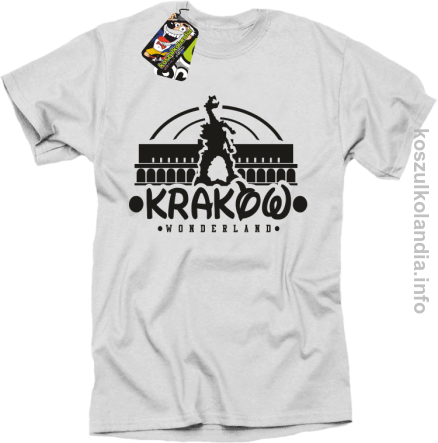 Kraków wonderland - Koszulka męska biała 