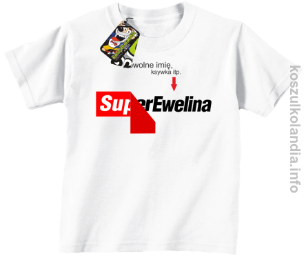 Super Ewelina dowolne imię ala Levi - koszulka dziecięca 5