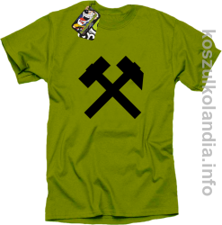Symbol Pyrlik i Żelazko - Koszulka męska kiwi