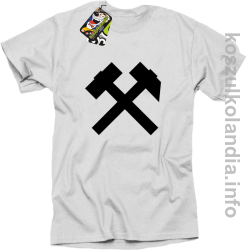 Symbol Pyrlik i Żelazko - Koszulka męska biała