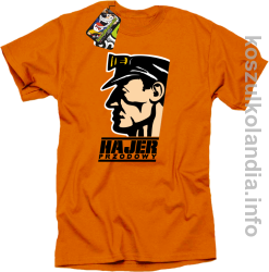 Hajer przodowy Face Lamp - Koszulka męska pomarańcz 