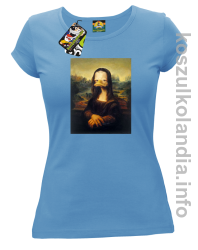 MonaLisa Mother Ducker - Koszulka damska błękitna 
