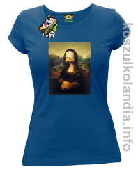 MonaLisa Mother Ducker - Koszulka damska niebieska 