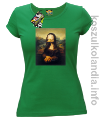 MonaLisa Mother Ducker - Koszulka damska zielona 