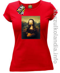 MonaLisa Mother Ducker - Koszulka damska czerwona 