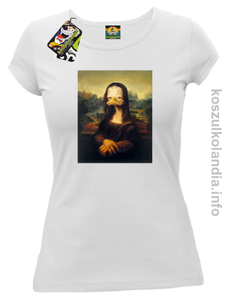 MonaLisa Mother Ducker - Koszulka damska biała 
