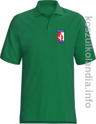 Tommy Middle Finger - koszulka  męska POLO - zielona