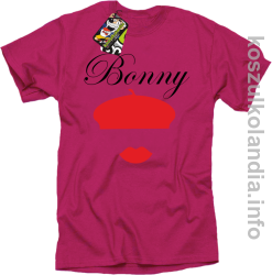 Bonny Retro - koszulka męska - fuksja