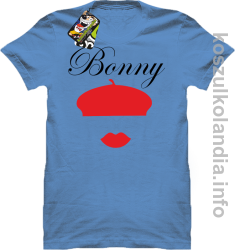 Bonny Retro - koszulka męska - błękitna