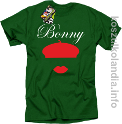 Bonny Retro - koszulka męska - zielona