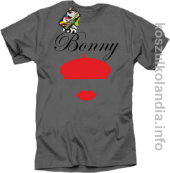 Bonny Retro - koszulka męska - szara