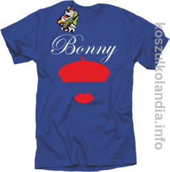 Bonny Retro - koszulka męska - niebieska
