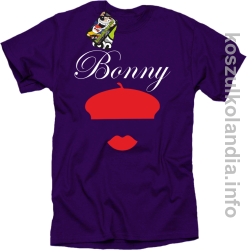 Bonny Retro - koszulka męska - fioletowa