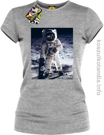 Kosmonauta z deskorolką - Koszulka damska