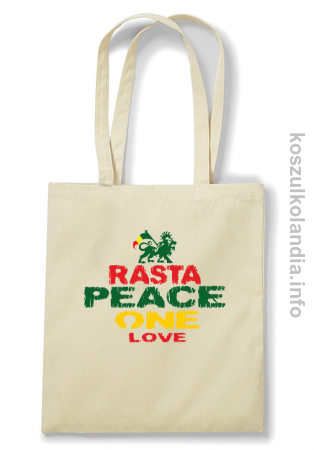 Rasta Peace ONE LOVE - torba bawełniana