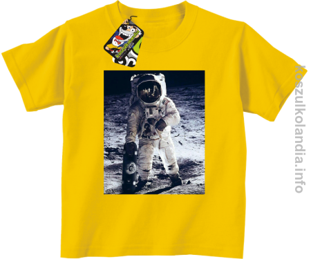 Kosmonauta z deskorolką - koszulka dziecięca