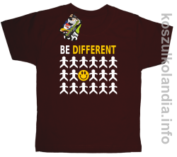 Be Different - koszulka dziecięca - brązowa