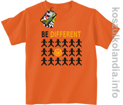 Be Different - koszulka dziecięca - pomarańczowa