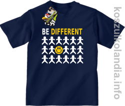 Be Different - koszulka dziecięca - granatowa