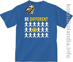 Be Different - koszulka dziecięca - niebieska