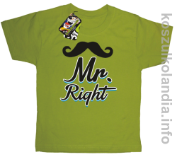 Mr Right - Koszulka dziecięca - kiwi