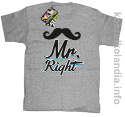 Mr Right - Koszulka dziecięca - melanż