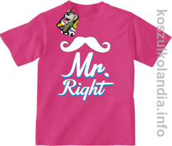 Mr Right - Koszulka dziecięca - fuksja