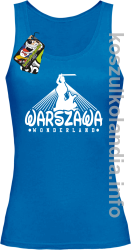 Warszawa wonderland - Top damski niebieski