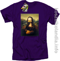 MonaLisa Mother Ducker - Koszulka męska fioletowa 