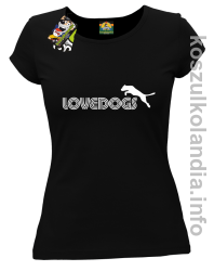 LoveDogs - Koszulka damska czarna 