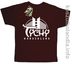 TYCHY Wonderland - koszulka dziecięca - brązowa